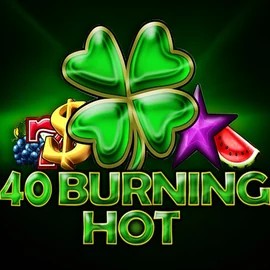 40 Burning Hot slot logo by Amusnet Interactive at Tikal Casino40 Burning Hot