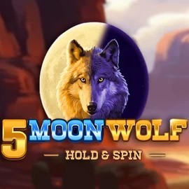 5 Moon Wolf slot logo by Apparat Gaming at Tikal Casino5 Moon Wolf