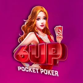 Logo of 6 Up Pocket Poker from FlipLuck at Tikal Casino