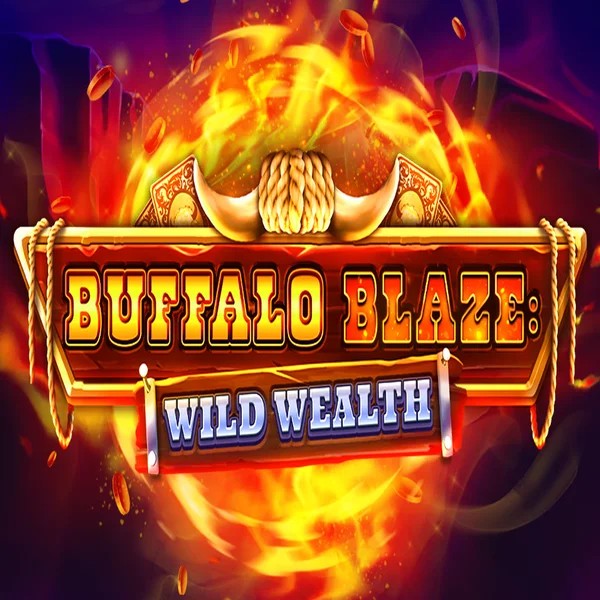 Buffalo Blaze Wild Wealth logo by OctoPlay at Tikal Casino