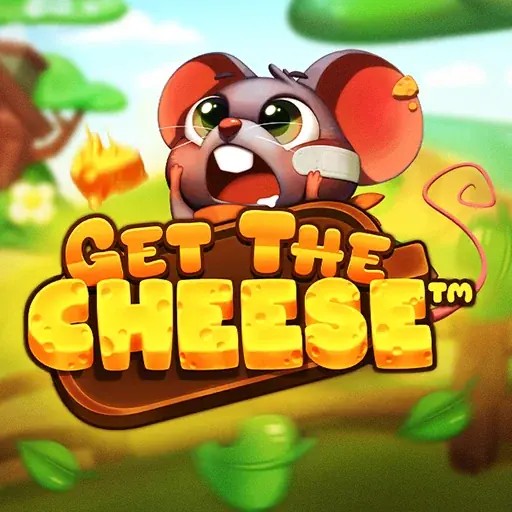 Get The Cheese slot logo by Hacksaw Gaming at Tikal Casino