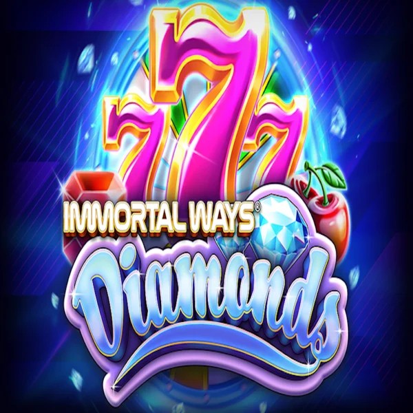 Immortal Ways Diamonds slot logo by RubyPlay at Tikal Casino