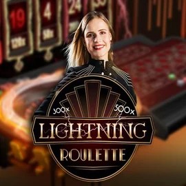 Lightning Roulette logo – Live Casino by Evolution at Tikal Casino