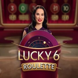 Official Live Casino logo: Lucky 6 Roulette by Pragmatic Play at Tikal Casino