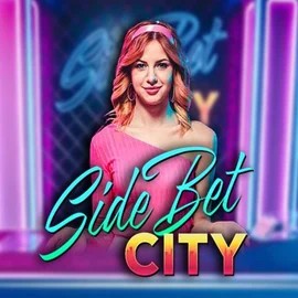 Side Bet City slot logo by Evolution at Tikal Casino
